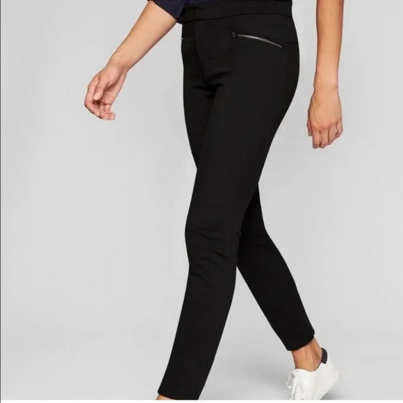 Athleta Black Ponte Moto 2.0 Pant Size 2 - Picture 2 of 7